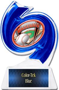 BLUE TROPHY/BLUE TEK PLATE - PROSPORT MYLAR