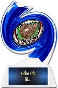 BLUE TROPHY/BLUE TEK PLATE - SHIELD MYLAR
