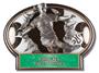 Hasty Award Soccerball Burst-Out Resin Girl Trophy