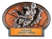 Hasty Awards Basketball Burst-Out Resin Men Trophy