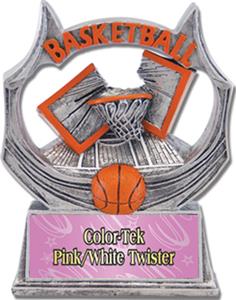 PINK/WHITE COLOR-TEK TWISTER PLATE