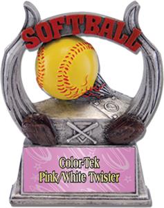 PINK/WHITE COLOR-TEK TWISTER PLATE