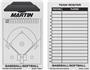 Martin Easy Wipe Plastic Coaching Boards
