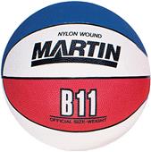 Martin Sports Rubber Red/White/Blue Basketballs