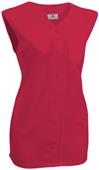 Womens On Deck Sleeveless Faux Softball Jersey Womens On Deck Sleeveless Faux Softball Jersey