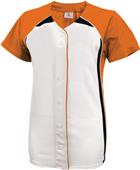 Teamwork Girls Pulse Faux Button Softball Jersey Teamwork Girls Pulse Faux Button Softball Jersey