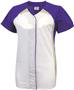 Teamwork Girls Pulse Faux Button Softball Jersey