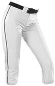 Teamwork Womens Low Rise Piped Softball Pants Teamwork Womens Low Rise Piped Softball Pants
