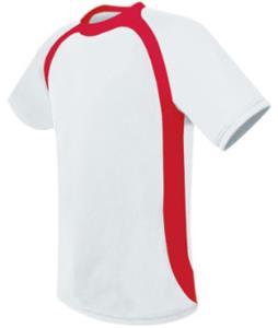 WHITE/SCARLET