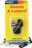 Martin Sports Small Metal Whistle & Lanyard Martin Sports Small Metal Whistle & Lanyard