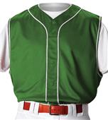 Alleson PROFVB Adult Faux Front Baseball Vests