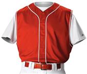 Alleson PROFVB Adult Faux Front Baseball Vests