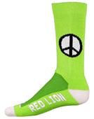 Red Lion Imagine Peace Sign Crew Socks - C/O Red Lion Imagine Peace Sign Crew Socks - C/O