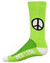Red Lion Imagine Peace Sign Crew Socks