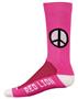 Red Lion Imagine Peace Sign Crew Socks