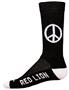Red Lion Imagine Peace Sign Crew Socks