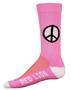 Red Lion Imagine Peace Sign Crew Socks