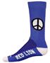 Red Lion Imagine Peace Sign Crew Socks