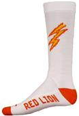 Red Lion Charge Lightning Bolt Crew Socks Red Lion Charge Lightning Bolt Crew Socks