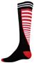 Red Lion Zipper Design Athletic Socks
