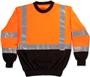 Game "Black Bottom" Crew Neck Fleece Work Shirts