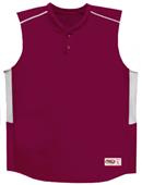 Sleeveless 2-Button Baseball Jerseys-Closeout