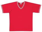Heavyweight V-Neck Baseball Jerseys W/Braid CO