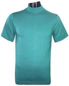 High 5 Heavyweight Short Sleeve Mock Turtleneck