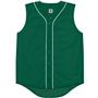 Sleeveless Full Button Baseball Jersey-Closeout