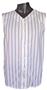 Pinstripe Sleeveless Button Knit Jersey CLOSEOUT