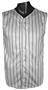 Pinstripe Sleeveless Button Knit Jersey CLOSEOUT