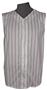 Pinstripe Sleeveless Button Knit Jersey CLOSEOUT
