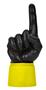 UltimateHand Foam Finger Black Hand/Jersey Combo