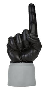 SILVER JERSEY / BLACK HAND