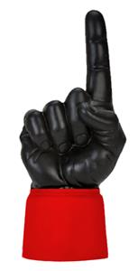 SCARLET JERSEY / BLACK HAND