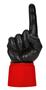 UltimateHand Foam Finger Black Hand/Jersey Combo