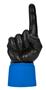 UltimateHand Foam Finger Black Hand/Jersey Combo