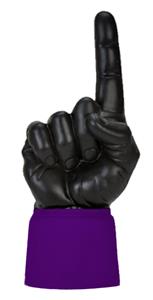 PURPLE JERSEY / BLACK HAND