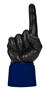 UltimateHand Foam Finger Black Hand/Jersey Combo