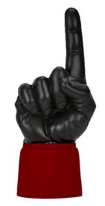 MAROON JERSEY / BLACK HAND