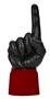 UltimateHand Foam Finger Black Hand/Jersey Combo