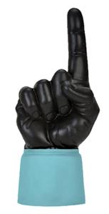 LIGHT BLUE JERSEY / BLACK HAND