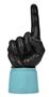 UltimateHand Foam Finger Black Hand/Jersey Combo