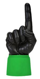 KELLY GREEN JERSEY / BLACK HAND