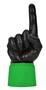 UltimateHand Foam Finger Black Hand/Jersey Combo