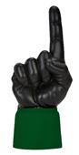 UltimateHand Foam Finger Black Hand/Jersey Combo