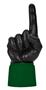 UltimateHand Foam Finger Black Hand/Jersey Combo