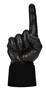 UltimateHand Foam Finger Black Hand/Jersey Combo