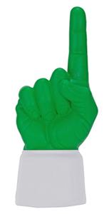 WHITE JERSEY / KELLY GREEN HAND