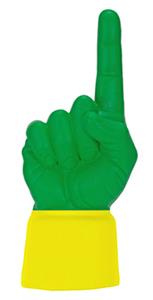 YELLOW JERSEY / KELLY GREEN HAND
